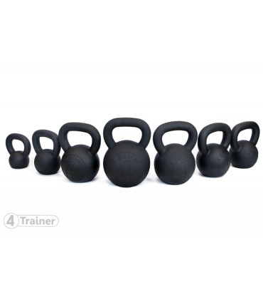 Kettlebell Fullset - BL4CK IRON - 4 à 32KG - 4TRAINER